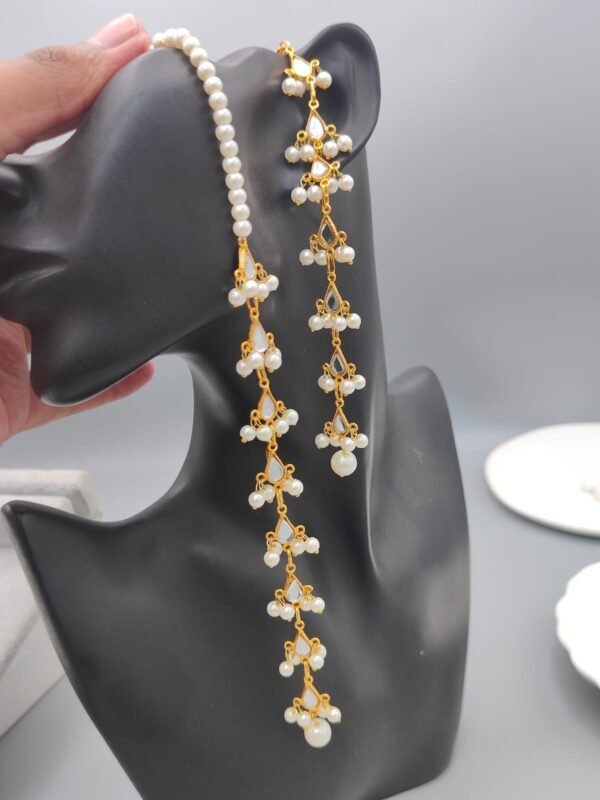 Sheesh Kundan Earrings