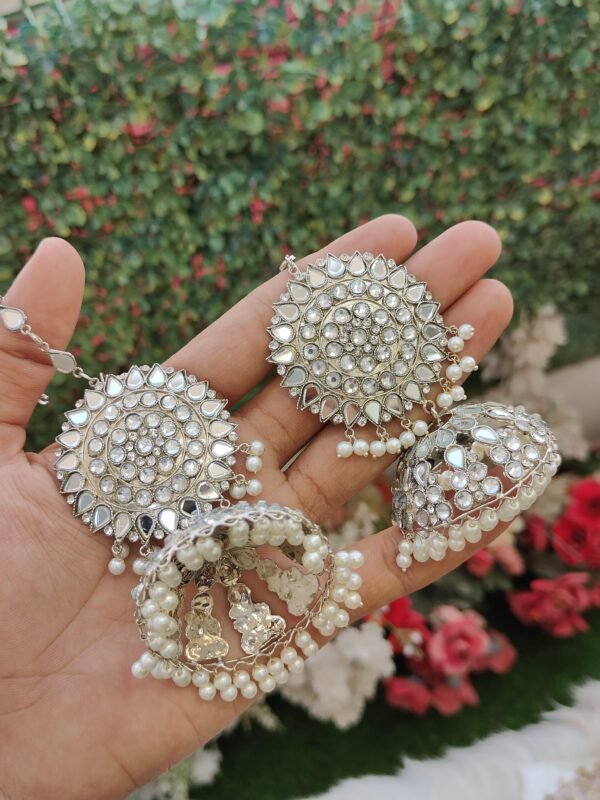 Sheesh Kundan Earrings