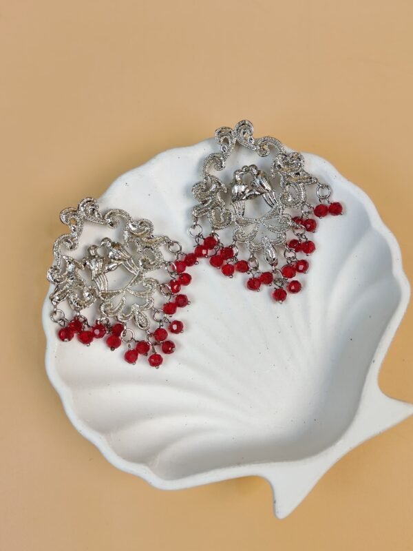 Rajasthani Bird earrings - Image 4