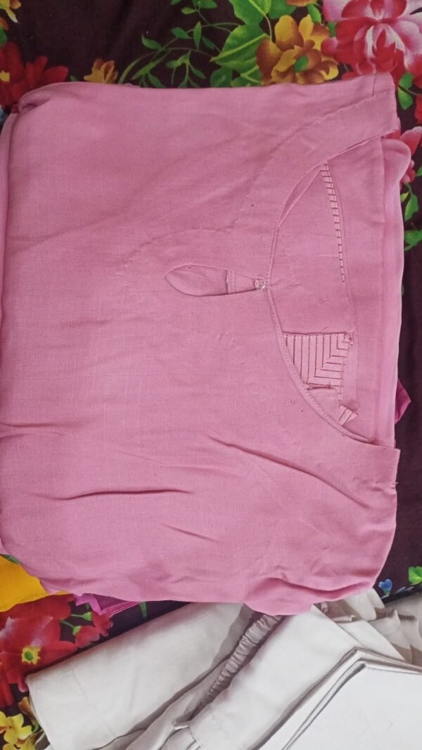 Raw silk Farshi shalwar set Ready to wear - Image 3