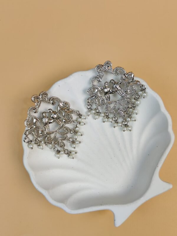 Rajasthani Bird earrings - Image 3