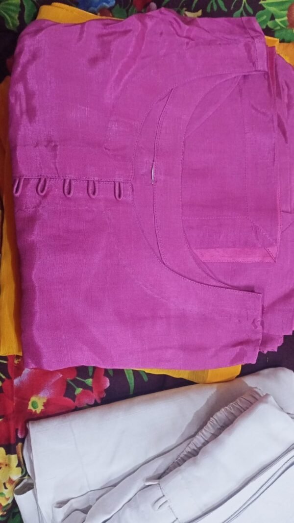 Raw silk Farshi shalwar set Ready to wear - Image 4