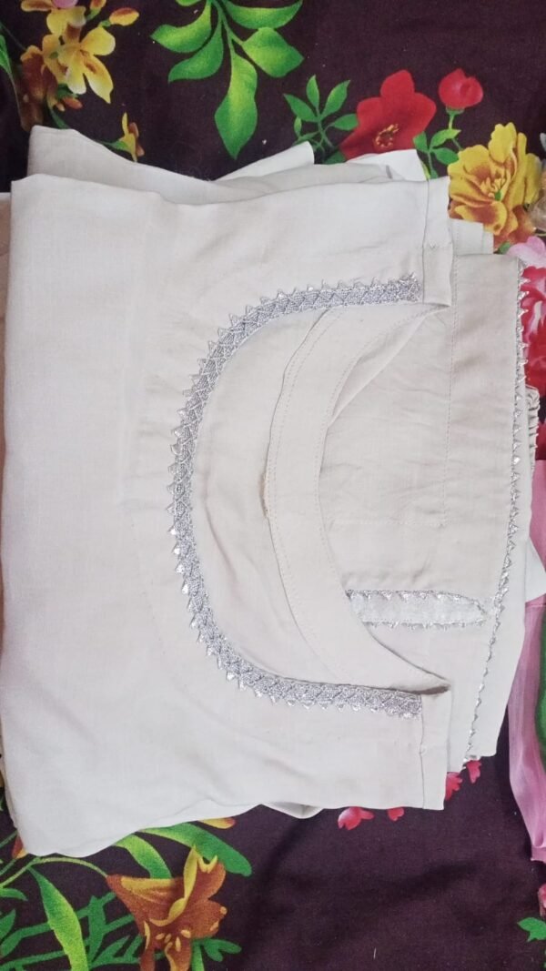 Raw silk Farshi shalwar set Ready to wear - Image 7