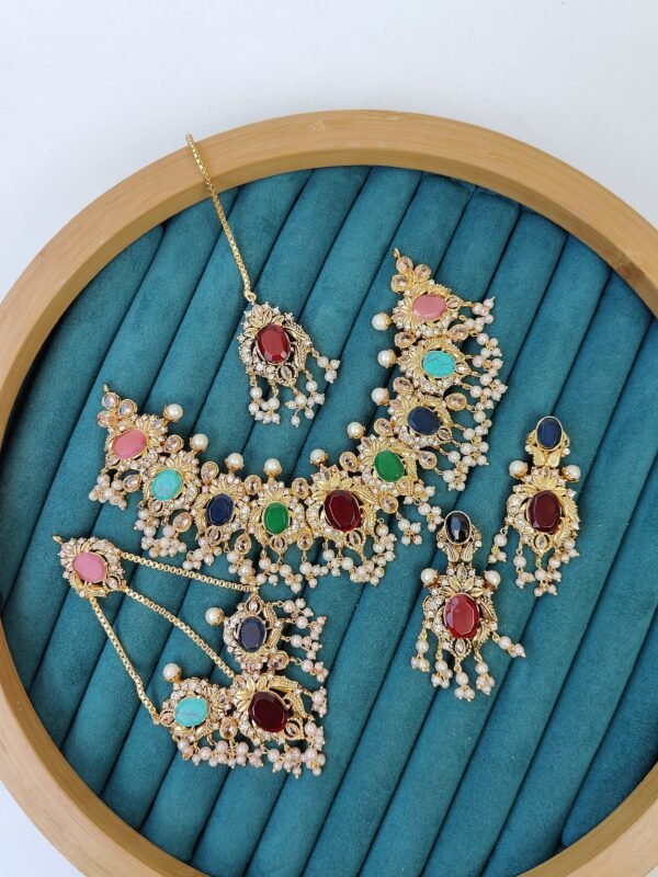 Bridal set(Semi-precious stone)