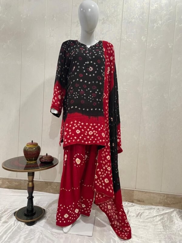 Lilen Chunari Dress on reasonable price - Image 3