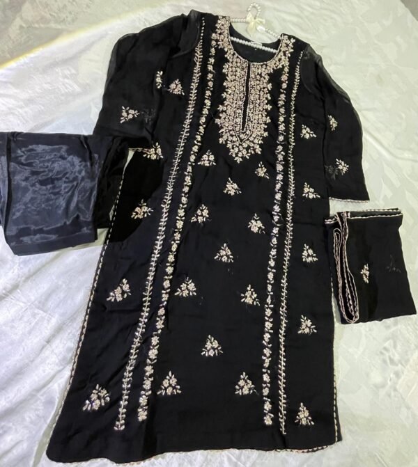 Gota work Chiffon party wear dresses - Image 6