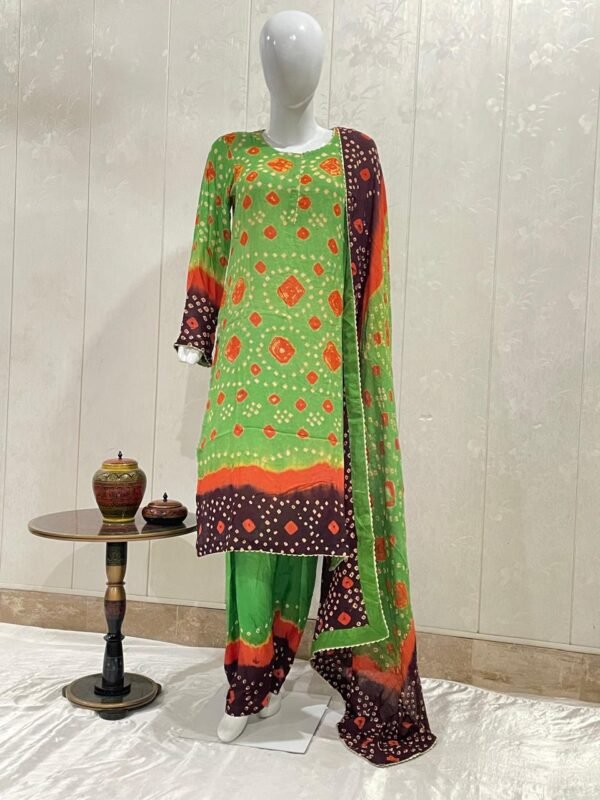 Lilen Chunari dress on reasonable prices - Image 4