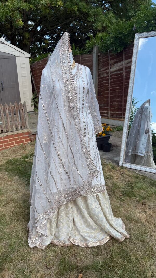Handmade Gota Work Nikkah Garraa Set - Image 37