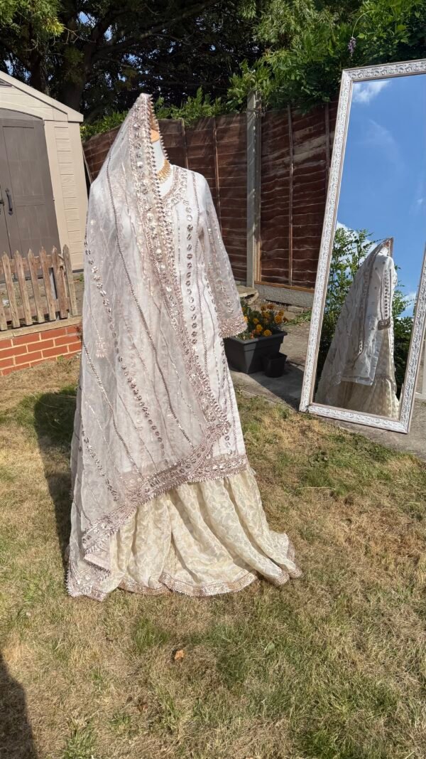 Handmade Gota Work Nikkah Garraa Set - Image 33