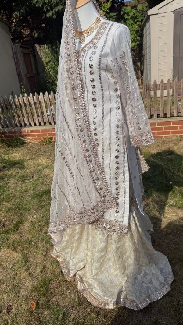 Handmade Gota Work Nikkah Garraa Set - Image 26