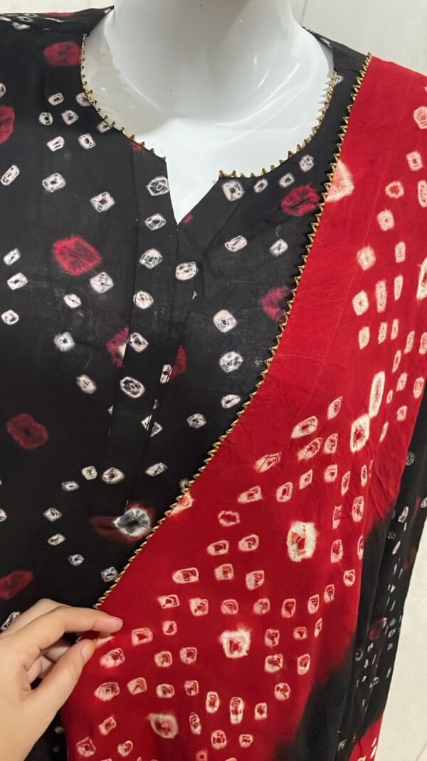Lilen Chunari Dress on reasonable price - Image 4