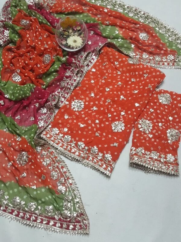 Gota chunari Dress